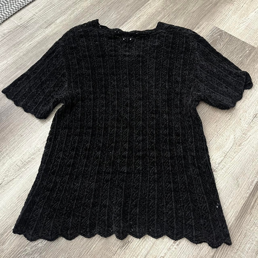 Black Knit Top - Picture 7 of 7